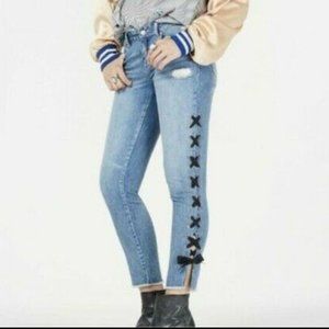 REWASH Jeans w/ Side Tie Ups